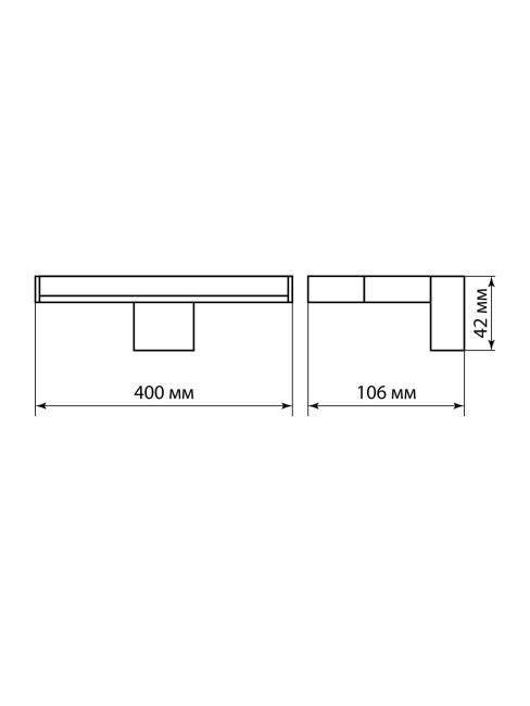 Светильник LED CH-П 8Вт, 4000 К, IP44, Брассия, хром TDM Светильник LED CH-П 8Вт, 4000 К, IP44, Брассия, хром TDM