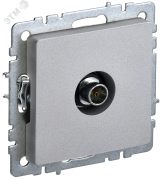 BRITE Розетка TV оконечная РТВ11-0-БрА алюминий BRITE Розетка TV оконечная РТВ11-0-БрА алюминий