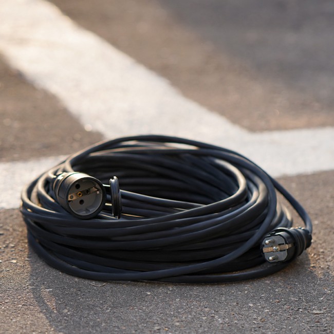 Удлинитель-шнур REXANT КГ 3х1.5, 30 м, морозостойкий, с/з, 16 А, 3500 Вт, IP44 (Сделано в России)