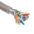 Кабель витая пара F/UTP, CAT 5е, PVC, 4PR, 24AWG, INDOOR, SOLID, серый, 100м PROconnect