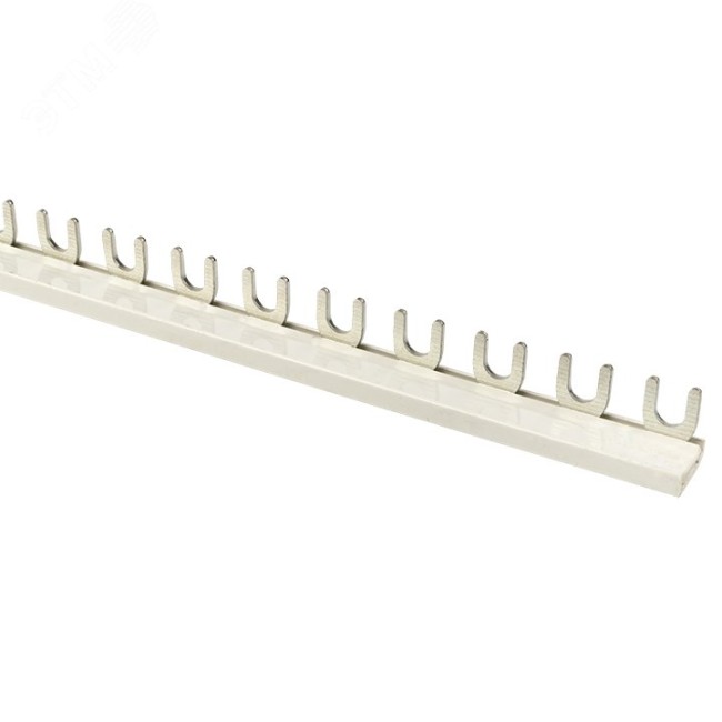 Шина соединительная типа FORK однофазная 100А 54 модуля Шина соединительная типа FORK однофазная 100А 54 модуля