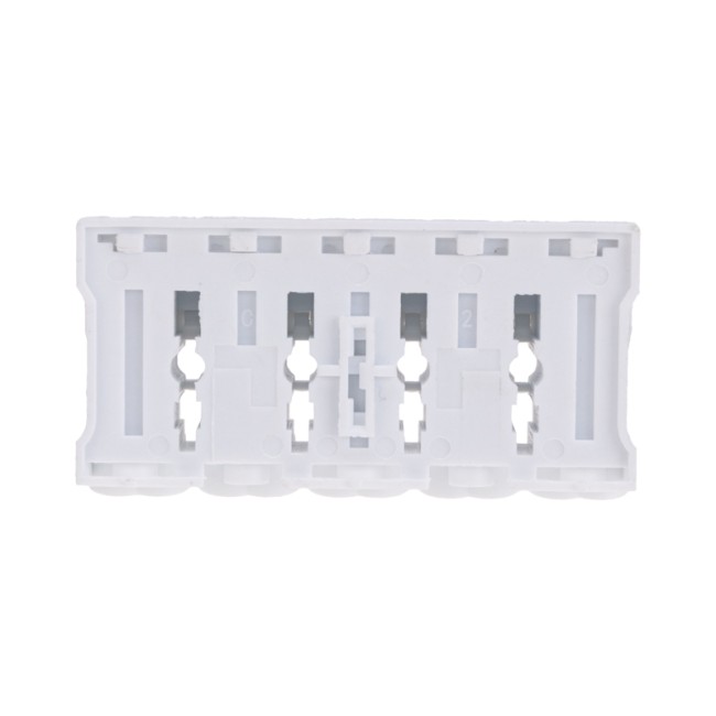 Клемма пружинная соединительная КСП 5-полюсная с монтажными ножками (50 шт./уп.) REXANT