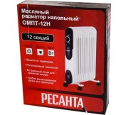 Радиатор масляный 12 секц. 2500Вт ОМПТ-12Н Ресанта 67/3/5 Радиатор масляный 12 секц. 2500Вт ОМПТ-12Н Ресанта 67/3/5