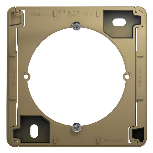 GLOSSA Коробка для наружного монтажа титан