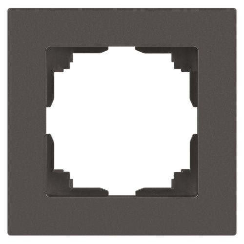 Рамка 1-м СП Accent 6-501-09 титан Intro Б0063769 Рамка 1-м СП Accent 6-501-09 титан Intro Б0063769