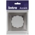 Рамка 1-м СП Accent 6-501-09 титан Intro Б0063769 Рамка 1-м СП Accent 6-501-09 титан Intro Б0063769