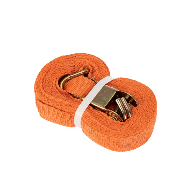 Стяжка для груза REXANT багажная с крюками, с храповым механизмом, 10х0.038 м