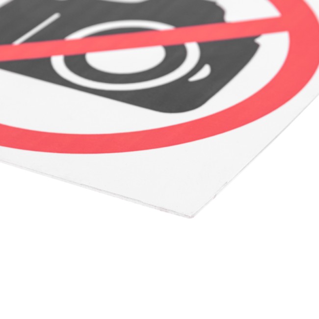 Табличка ПВХ запрещающий знак «Фотосъемка запрещена» 150х150 мм REXANT Табличка ПВХ запрещающий знак «Фотосъемка запрещена» 150х150 мм REXANT