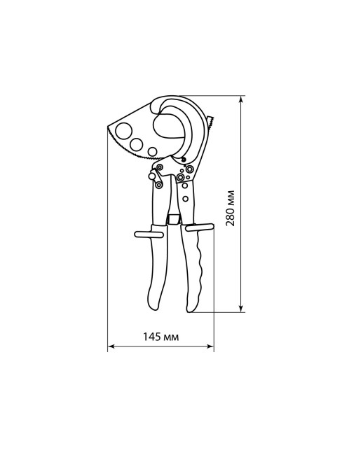 Ножницы секторные НС-45 для резки кабеля, “МастерЭлектрик” TDM Ножницы секторные НС-45 для резки кабеля, “МастерЭлектрик” TDM
