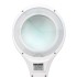 Лупа на струбцине круглая 5D с подсветкой 56 SMD LED, ø127мм, белая REXANT