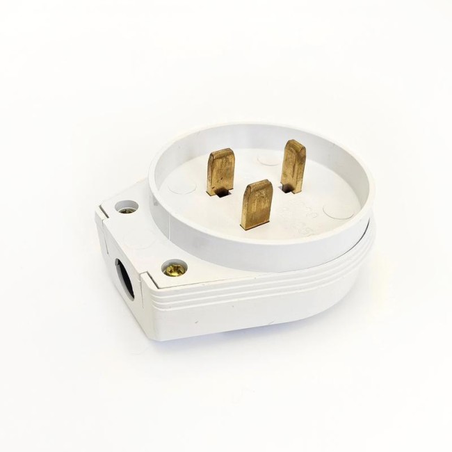 Разъем РШ-ВШ СП 32А 250В 2P+PE кругл. бел. TOKOV ELECTRIC TKL-OVSP-2P+PE-C01 Разъем РШ-ВШ СП 32А 250В 2P+PE кругл. бел. TOKOV ELECTRIC TKL-OVSP-2P+PE-C01