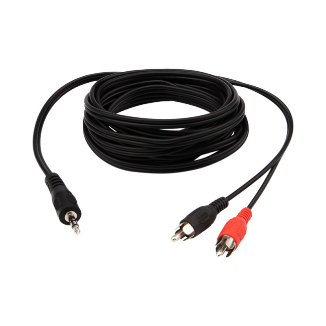 Шнур Стерео 3,5мм - 2 RCA, 3м REXANT Шнур Стерео 3,5мм - 2 RCA, 3м REXANT