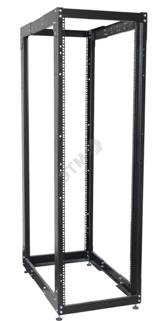 Стойка ITK 19 дюймов двухрамная 37Uх600x800/1000мм глубина регулируется с шагом 100мм черная