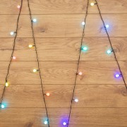 Гирлянда Шарики Ø18 мм, 5 м, темно-зеленый ПВХ, 30 диодов, цвет RGB Гирлянда Шарики Ø18 мм, 5 м, темно-зеленый ПВХ, 30 диодов, цвет RGB