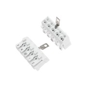 Клемма пружинная соединительная КСП 5-полюсная с заземлением и с монтажными ножками (50 шт./уп.) REXANT Клемма пружинная соединительная КСП 5-полюсная с заземлением и с монтажными ножками (50 шт./уп.) REXANT