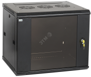 Шкаф настенный 19' LINEA W 6U 600x450мм стеклянная дверь RAL9005 Шкаф настенный 19' LINEA W 6U 600x450мм стеклянная дверь RAL9005