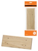 Накладка на бревно деревянная универсальная НБУ 1Пх3 260 мм, сосна TDM Накладка на бревно деревянная универсальная НБУ 1Пх3 260 мм, сосна TDM